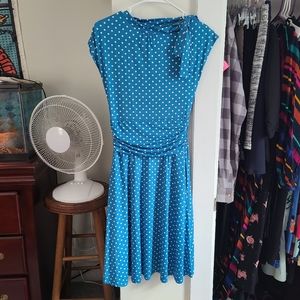 Retrolicious Polka Dot Swing Dress